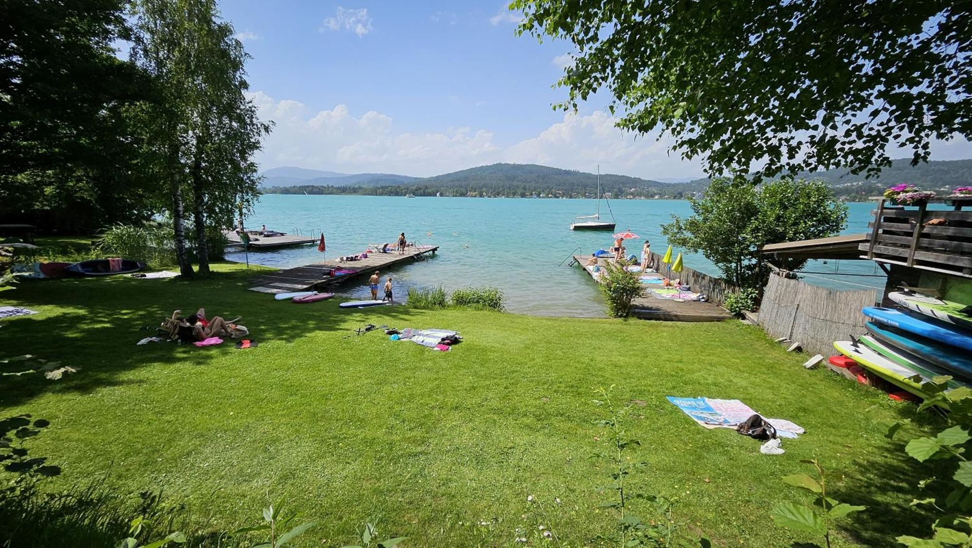 "Casa Antonio" 3 Gehminuten Strandbad Sekirn, Inkl Seezugang المظهر الخارجي الصورة